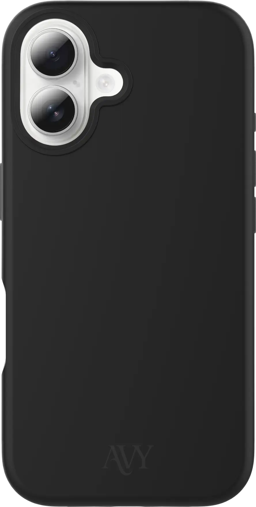 AVY Apple iPhone 16 Hoesje Liquid Silicone met MagSafe Zwart afbeelding 1