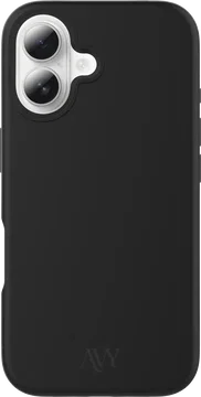 AVY Apple iPhone 16 Hoesje Liquid Silicone met MagSafe Zwart