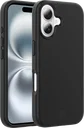 AVY Apple iPhone 16 Hoesje Liquid Silicone met MagSafe Zwart