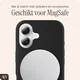 AVY Apple iPhone 16 Hoesje Liquid Silicone met MagSafe Zwart afbeelding 8