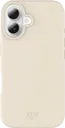 AVY Apple iPhone 16 Hoesje Liquid Silicone met MagSafe Beige