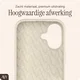 AVY Apple iPhone 16 Hoesje Liquid Silicone met MagSafe Beige afbeelding 10