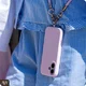 AVY Apple iPhone 16 Hoesje Liquid Silicone met MagSafe Roze afbeelding 4