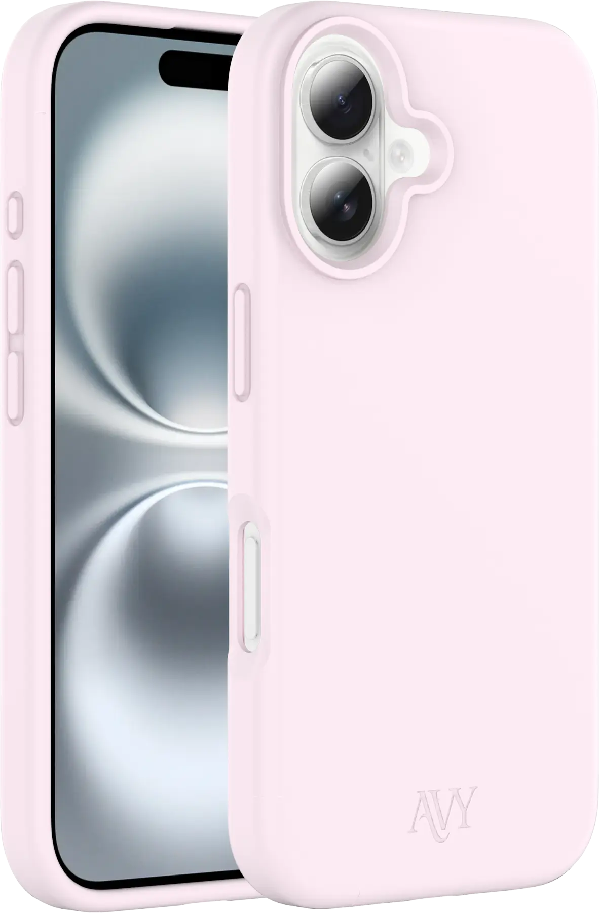 AVY Apple iPhone 16 Hoesje Liquid Silicone met MagSafe Roze afbeelding 11