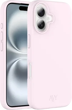AVY Apple iPhone 16 Hoesje Liquid Silicone met MagSafe Roze