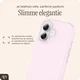 AVY Apple iPhone 16 Hoesje Liquid Silicone met MagSafe Roze afbeelding 9