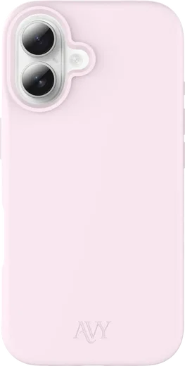 AVY Apple iPhone 16 Hoesje Liquid Silicone met MagSafe Roze afbeelding 1