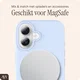 AVY Apple iPhone 16 Hoesje Liquid Silicone met MagSafe Blauw afbeelding 8
