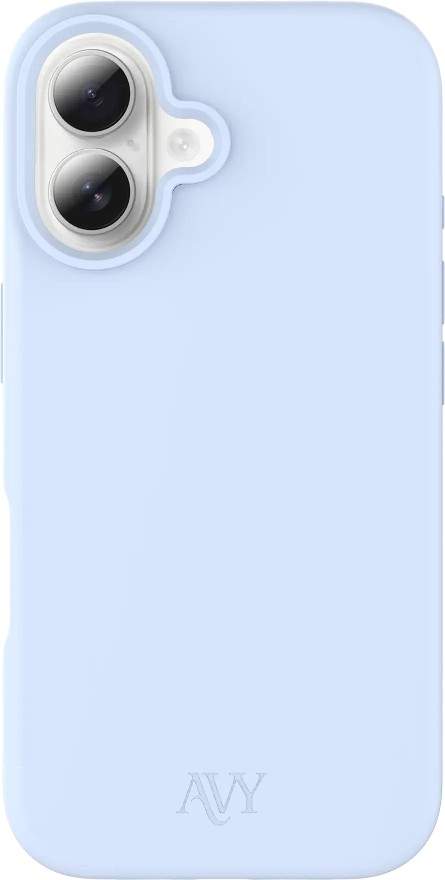 AVY Apple iPhone 16 Hoesje Liquid Silicone met MagSafe Blauw afbeelding 1