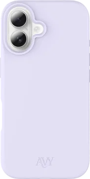 AVY Apple iPhone 16 Hoesje Liquid Silicone met MagSafe Paars