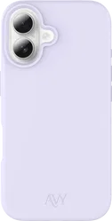 AVY Apple iPhone 16 Hoesje Liquid Silicone met MagSafe Paars afbeelding
