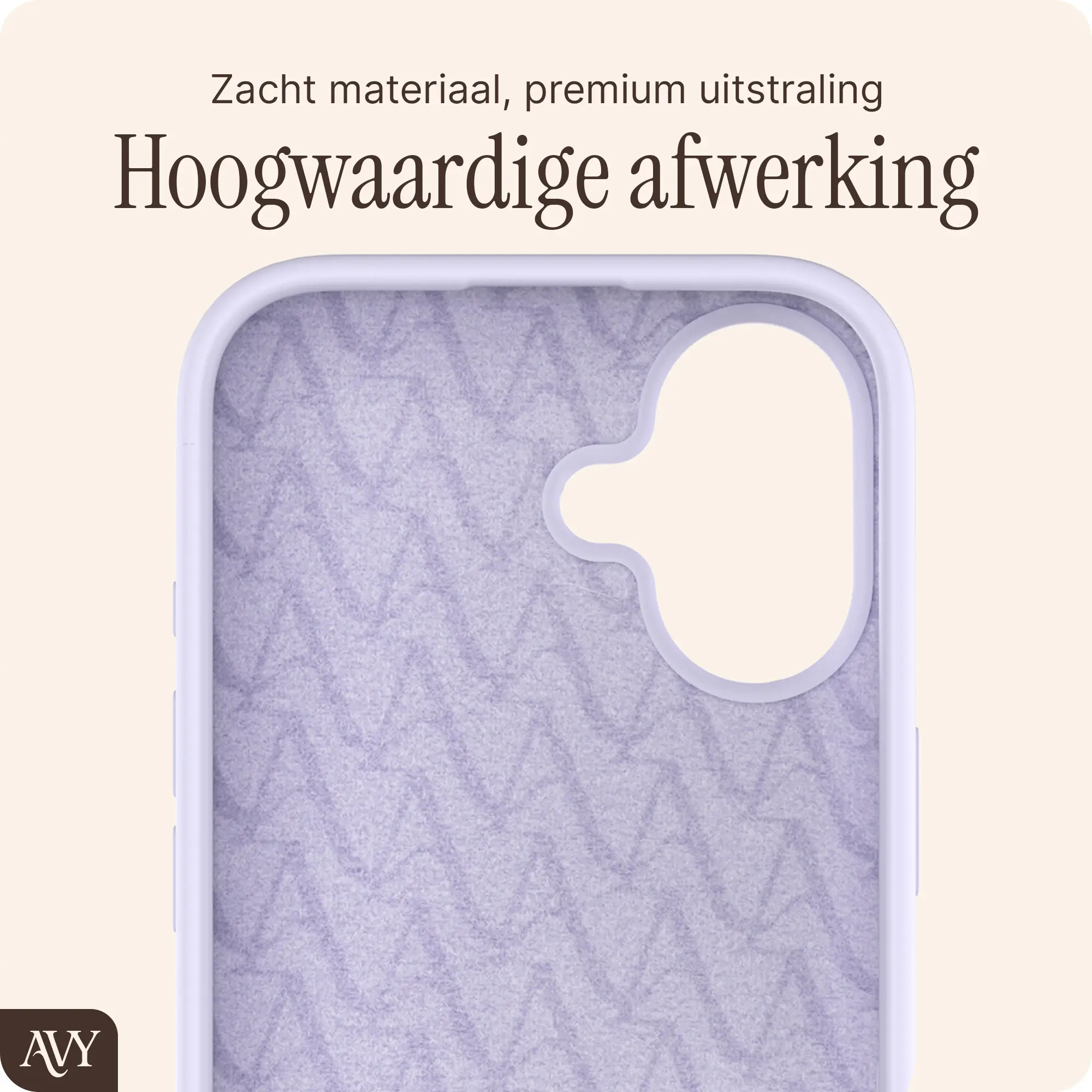 AVY Apple iPhone 16 Hoesje Liquid Silicone met MagSafe Paars afbeelding 10