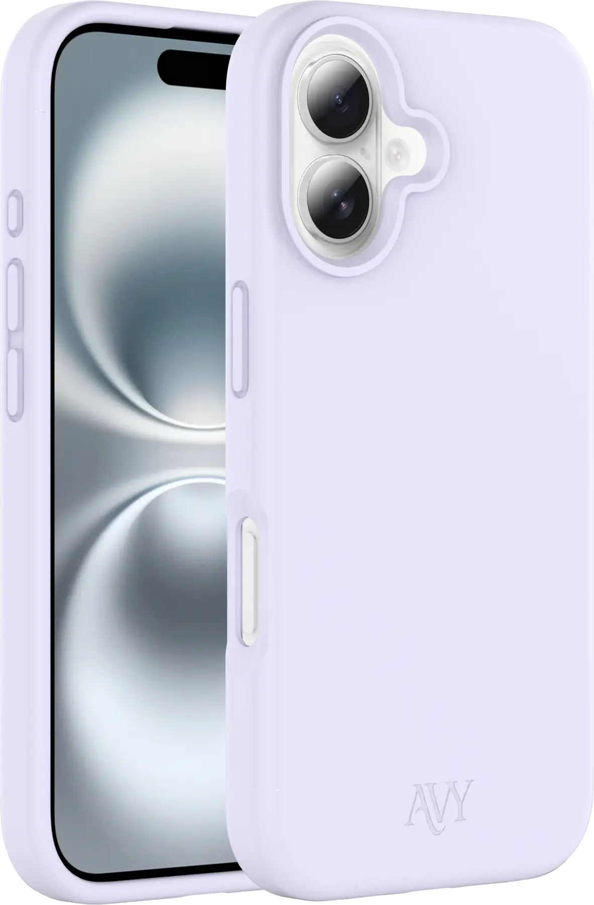 AVY Apple iPhone 16 Hoesje Liquid Silicone met MagSafe Paars afbeelding 11
