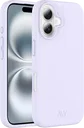 AVY Apple iPhone 16 Hoesje Liquid Silicone met MagSafe Paars