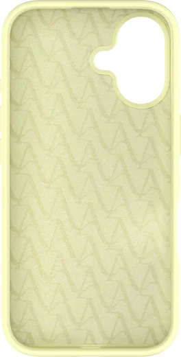 AVY Apple iPhone 16 Hoesje Liquid Silicone met MagSafe Butter Yellow afbeelding 16