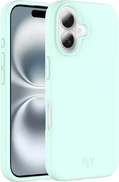 AVY Apple iPhone 16 Hoesje Liquid Silicone met MagSafe Matcha