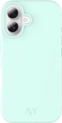 AVY Apple iPhone 16 Hoesje Liquid Silicone met MagSafe Matcha afbeelding