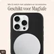 AVY Apple iPhone 16 Pro Hoesje Liquid Silicone met MagSafe Zwart afbeelding 8