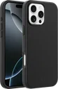 AVY Apple iPhone 16 Pro Hoesje Liquid Silicone met MagSafe Zwart