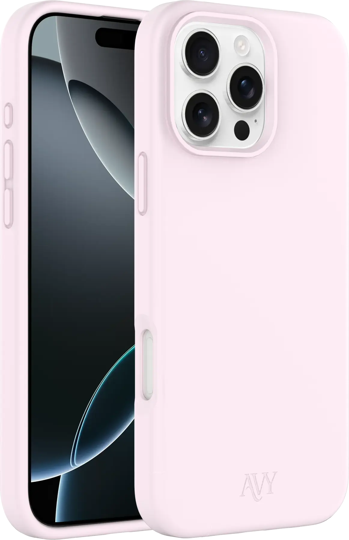 AVY Apple iPhone 16 Pro Hoesje Liquid Silicone met MagSafe Roze afbeelding 11