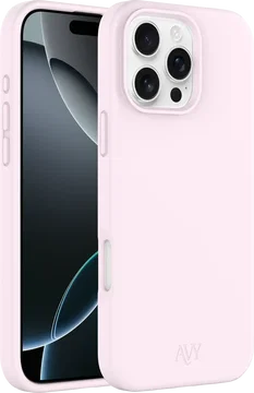 AVY Apple iPhone 16 Pro Hoesje Liquid Silicone met MagSafe Roze