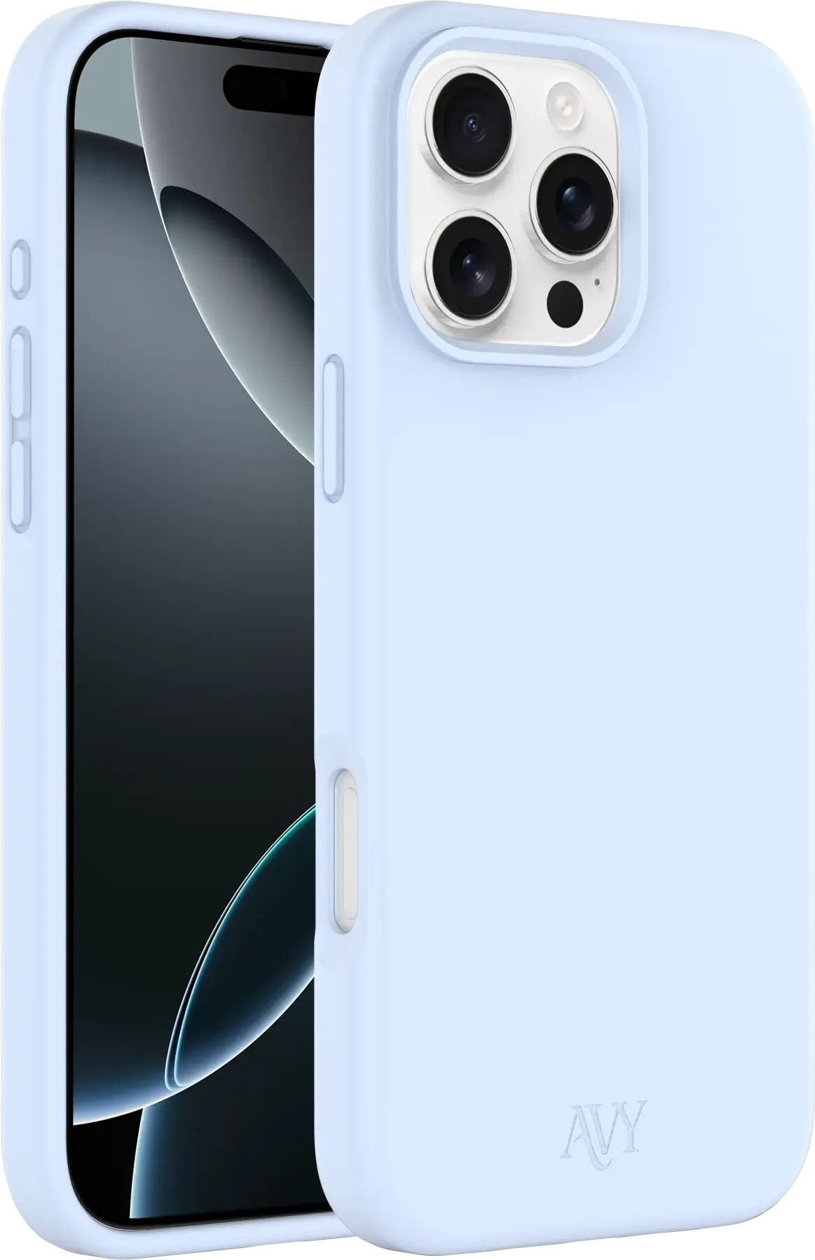 AVY Apple iPhone 16 Pro Hoesje Liquid Silicone met MagSafe Blauw afbeelding 11