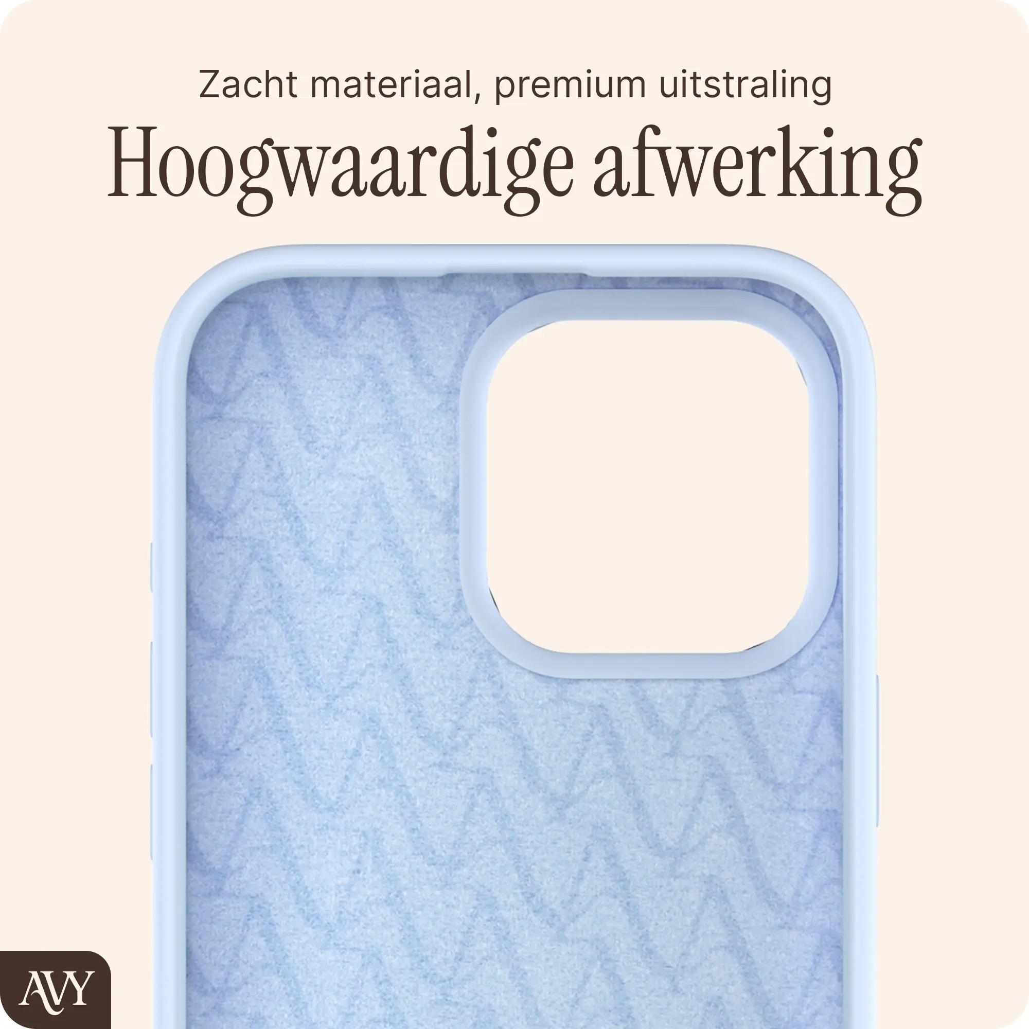 AVY Apple iPhone 16 Pro Hoesje Liquid Silicone met MagSafe Blauw afbeelding 10