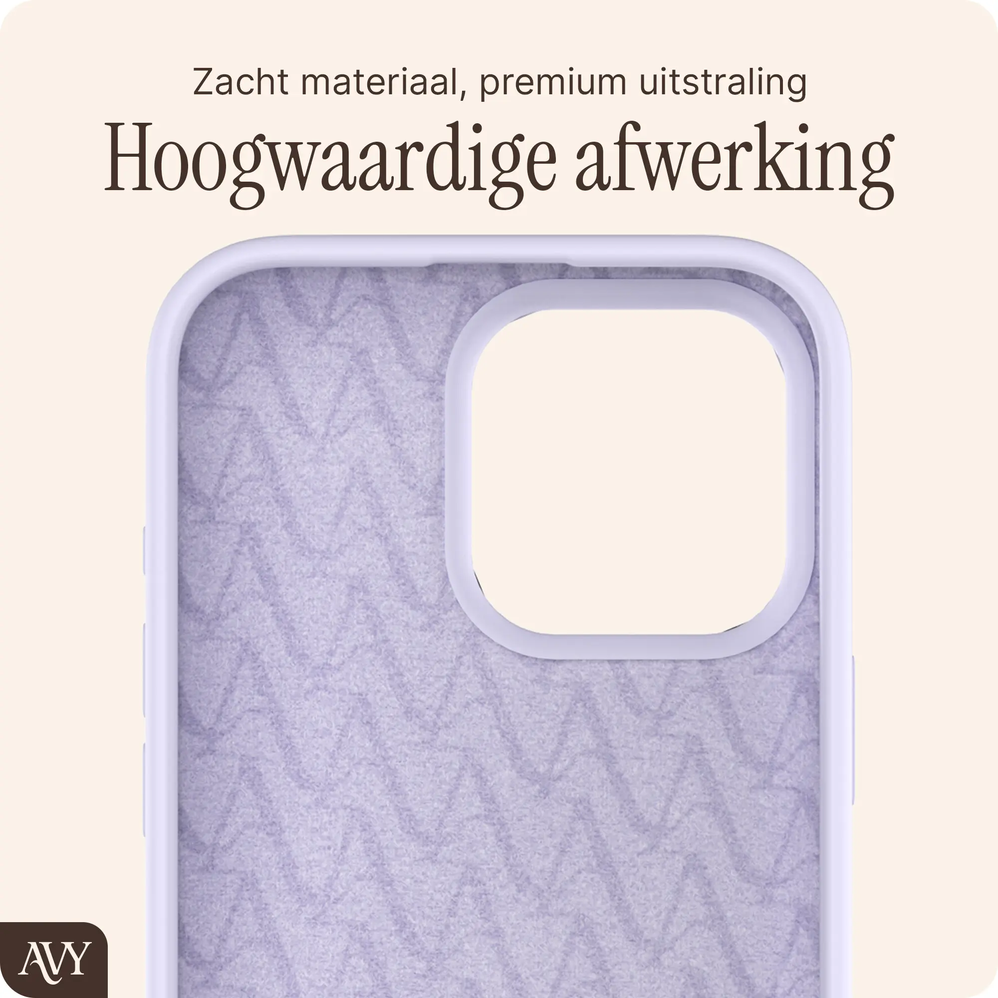 AVY Apple iPhone 16 Pro Hoesje Liquid Silicone met MagSafe Paars afbeelding 10