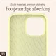 AVY Apple iPhone 16 Pro Hoesje Liquid Silicone met MagSafe Butter Yellow afbeelding 10