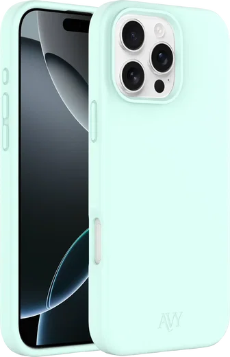 AVY Apple iPhone 16 Pro Hoesje Liquid Silicone met MagSafe Matcha afbeelding 11