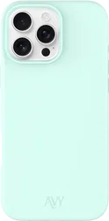 AVY Apple iPhone 16 Pro Hoesje Liquid Silicone met MagSafe Matcha afbeelding