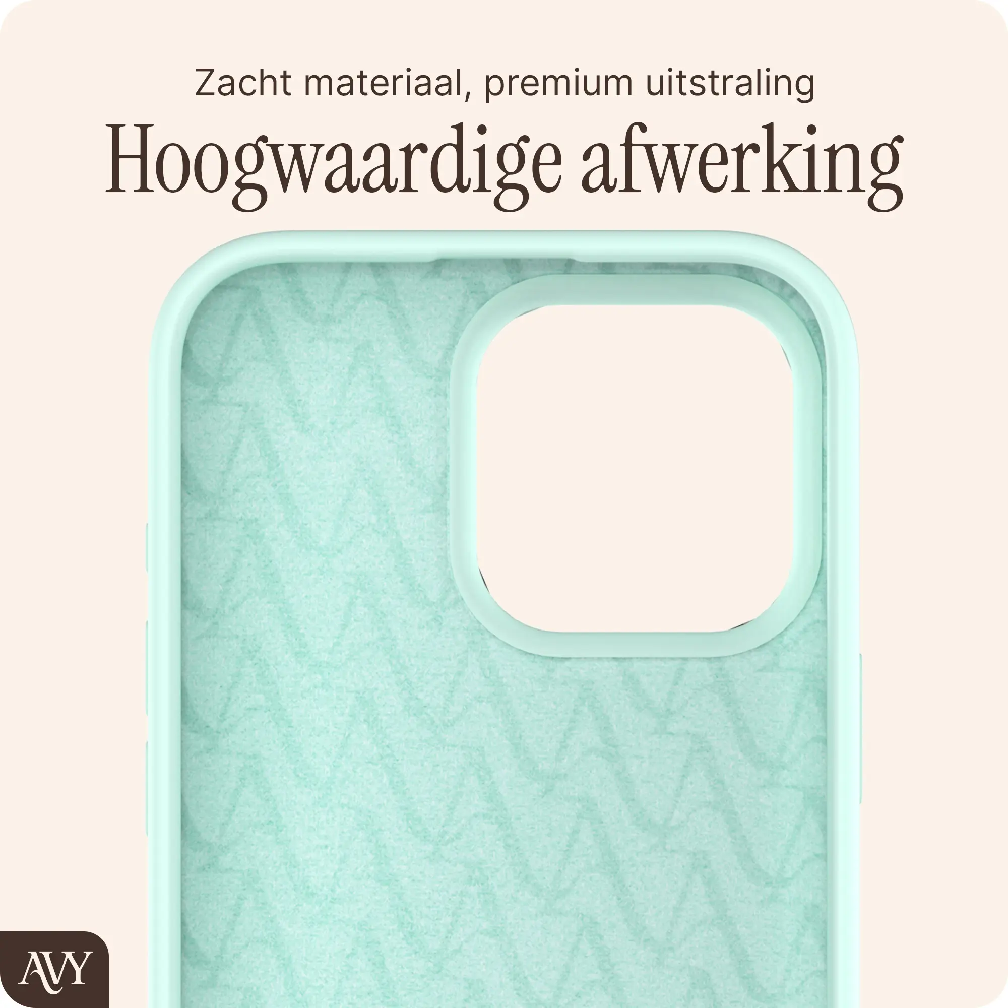 AVY Apple iPhone 16 Pro Hoesje Liquid Silicone met MagSafe Matcha afbeelding 10