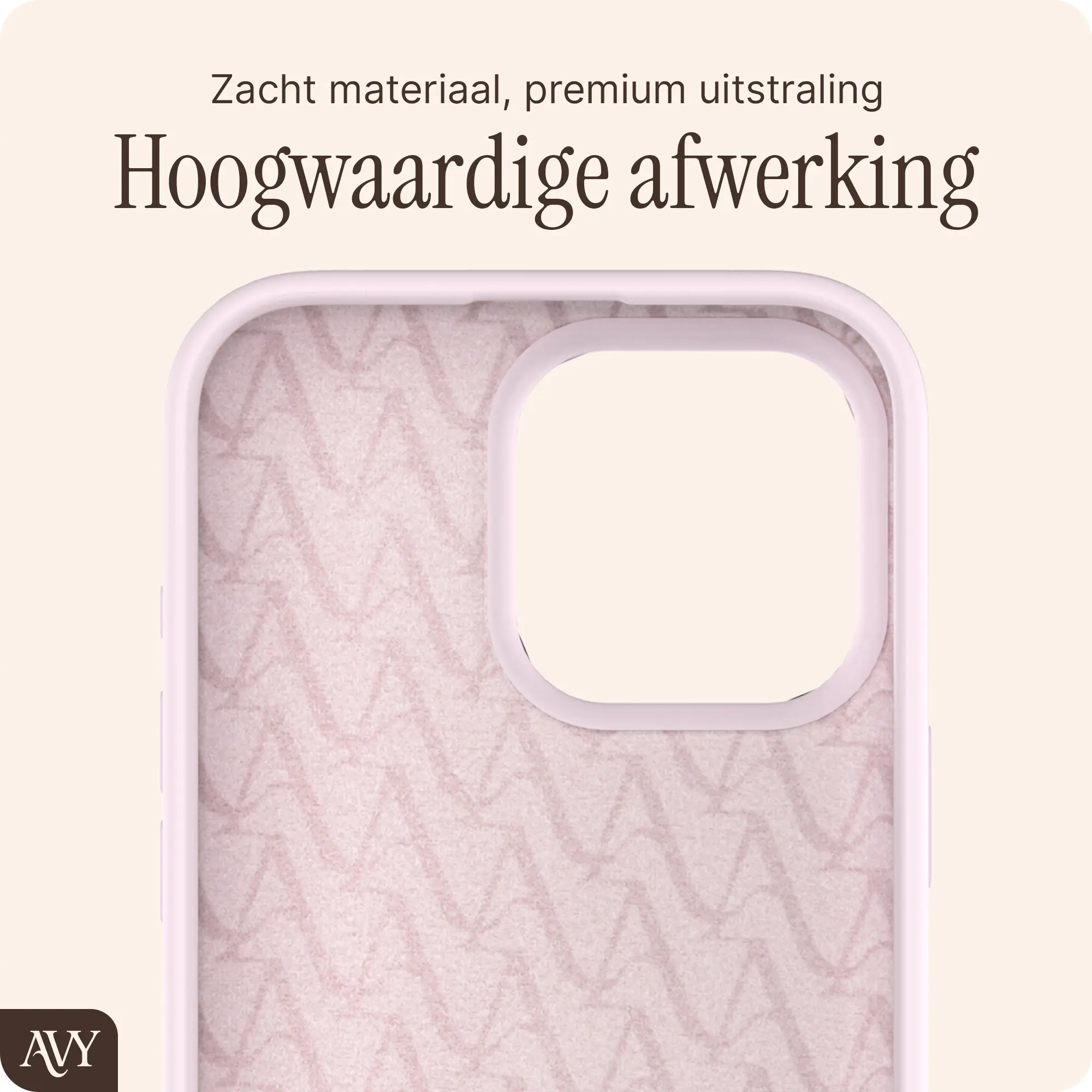 AVY Apple iPhone 16 Pro Max Hoesje Liquid Silicone met MagSafe Roze afbeelding 10