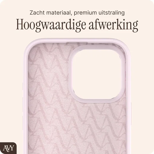 AVY Apple iPhone 16 Pro Max Hoesje Liquid Silicone met MagSafe Roze afbeelding 10