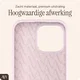AVY Apple iPhone 16 Pro Max Hoesje Liquid Silicone met MagSafe Roze afbeelding 10