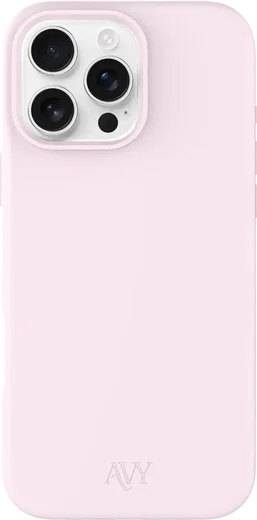AVY Apple iPhone 16 Pro Max Hoesje Liquid Silicone met MagSafe Roze afbeelding 1