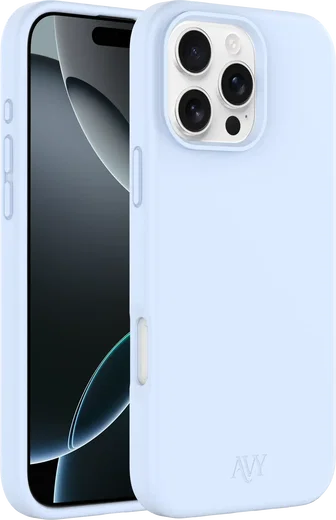 AVY Apple iPhone 16 Pro Max Hoesje Liquid Silicone met MagSafe Blauw afbeelding 11