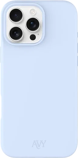 AVY Apple iPhone 16 Pro Max Hoesje Liquid Silicone met MagSafe Blauw afbeelding 1