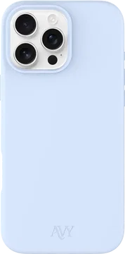 AVY Apple iPhone 16 Pro Max Hoesje Liquid Silicone met MagSafe Blauw