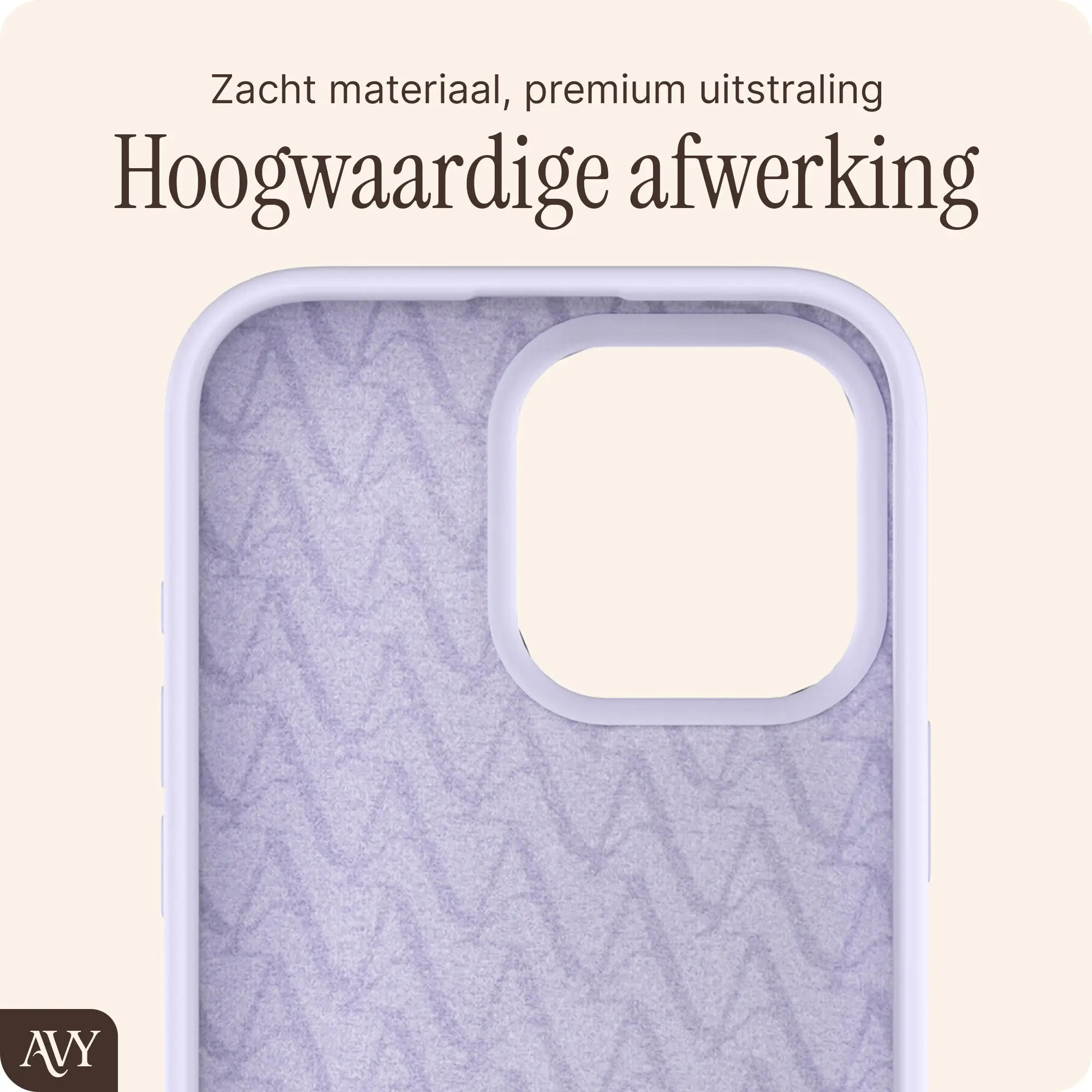 AVY Apple iPhone 16 Pro Max Hoesje Liquid Silicone met MagSafe Paars afbeelding 10