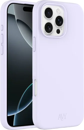 AVY Apple iPhone 16 Pro Max Hoesje Liquid Silicone met MagSafe Paars afbeelding 11