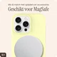 AVY Apple iPhone 16 Pro Max Hoesje Liquid Silicone met MagSafe Butter Yellow afbeelding 7