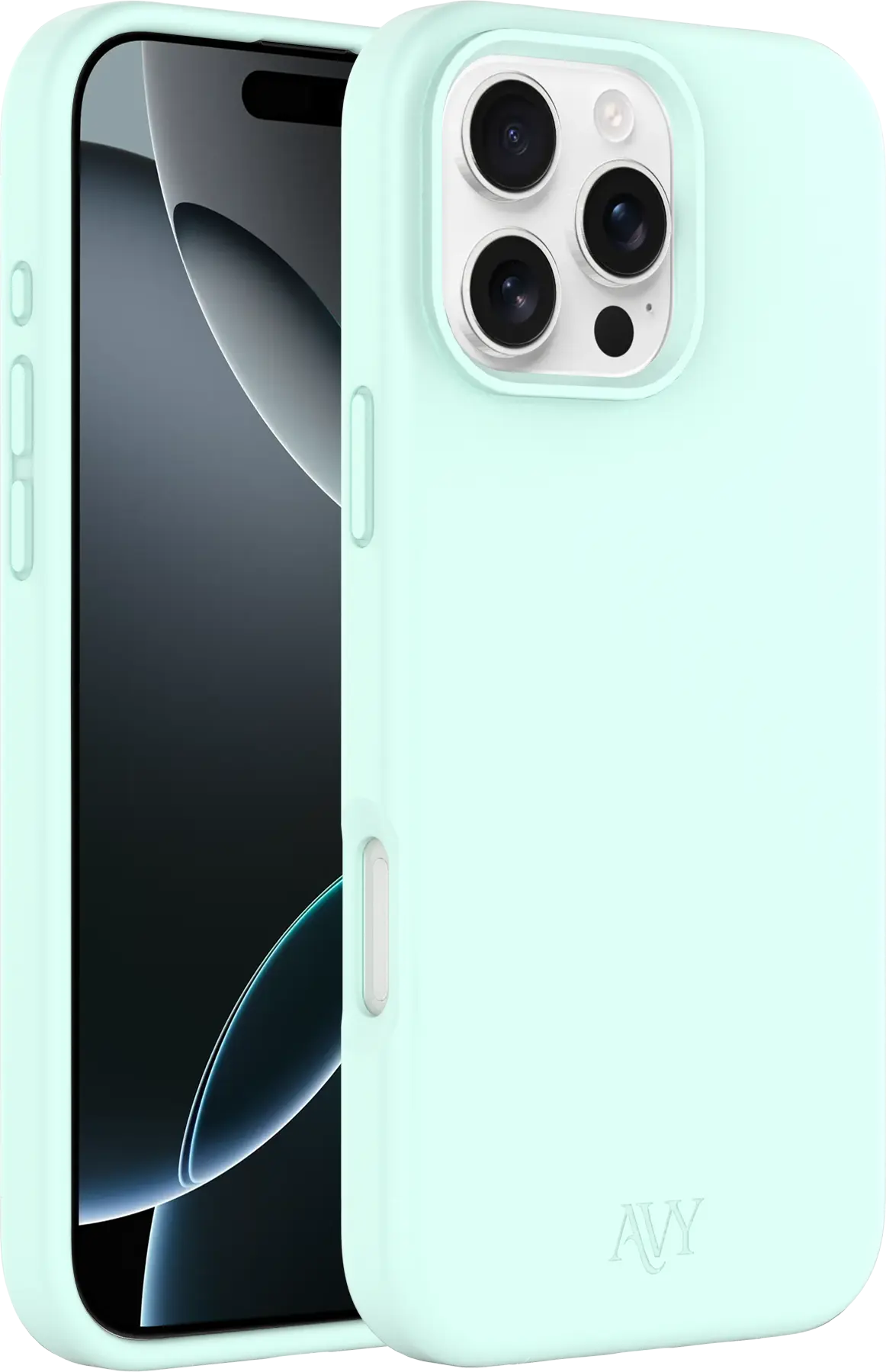 AVY Apple iPhone 16 Pro Max Hoesje Liquid Silicone met MagSafe Matcha afbeelding 11