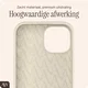 AVY Apple iPhone 15 Hoesje Liquid Silicone met MagSafe Beige afbeelding 10