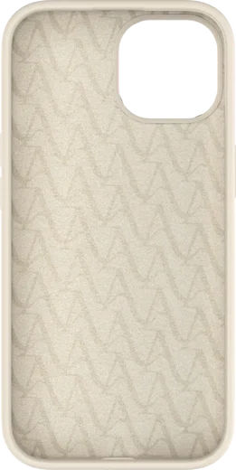 AVY Apple iPhone 15 Hoesje Liquid Silicone met MagSafe Beige afbeelding 16