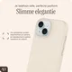 AVY Apple iPhone 15 Hoesje Liquid Silicone met MagSafe Beige afbeelding 9