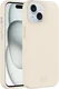 AVY Apple iPhone 15 Hoesje Liquid Silicone met MagSafe Beige afbeelding 11