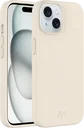 AVY Apple iPhone 15 Hoesje Liquid Silicone met MagSafe Beige