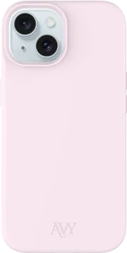 AVY Apple iPhone 15 Hoesje Liquid Silicone met MagSafe Roze