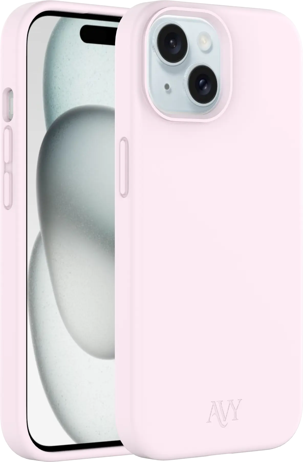 AVY Apple iPhone 15 Hoesje Liquid Silicone met MagSafe Roze afbeelding 11